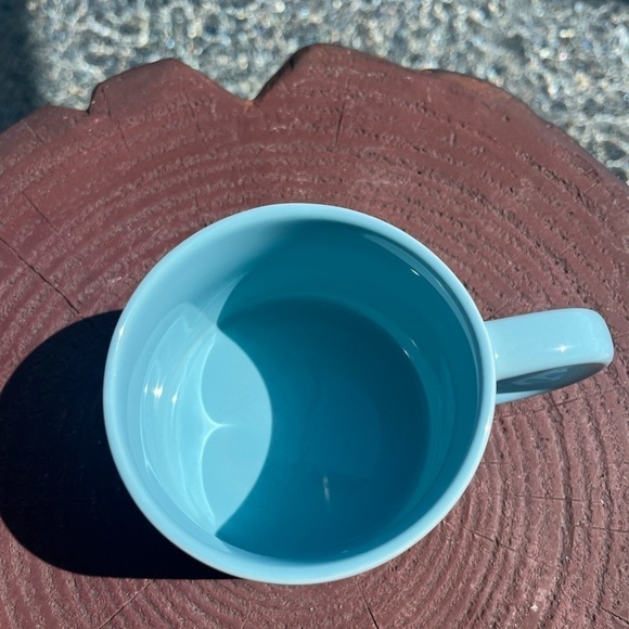 Starbucks 2023 Easter Neon Yellow Blue Flower Bee Ceramic Mug - Picture 4 of 7